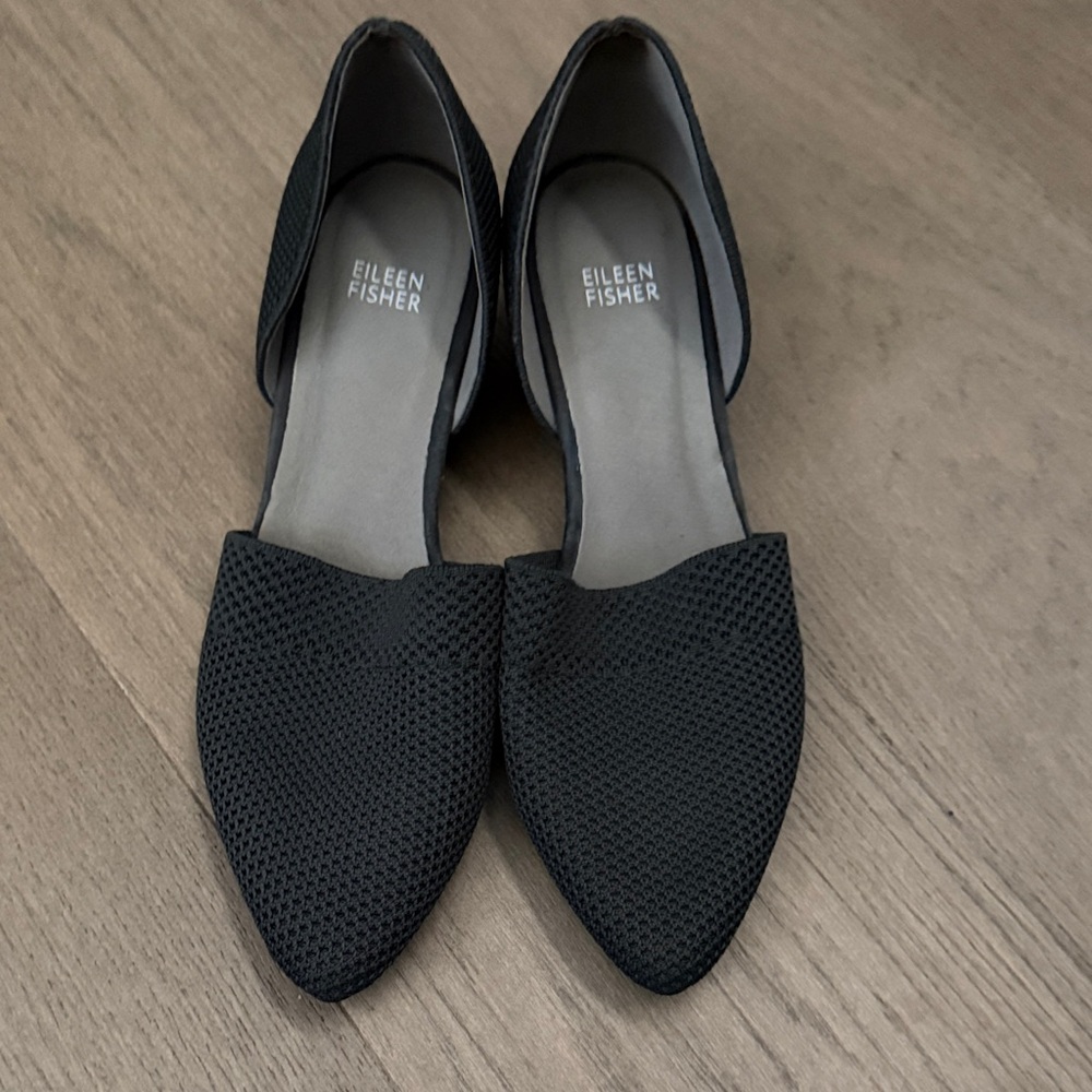 Eileen Fisher Black Mesh shoes